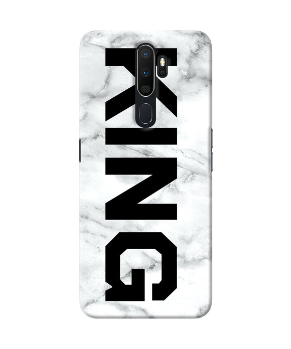 King Marble Text Oppo A5 2020 / A9 2020 Back Cover