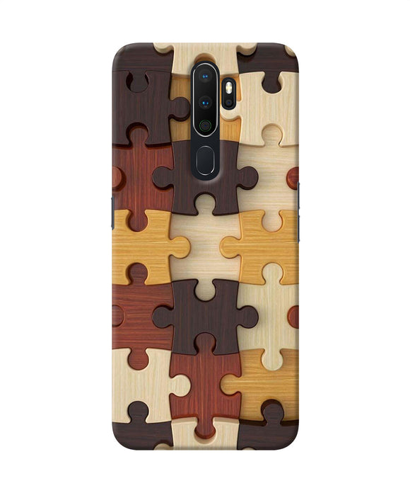 Wooden Puzzle Oppo A5 2020 / A9 2020 Back Cover