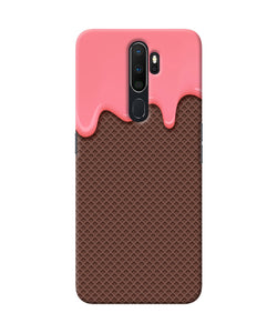 Waffle Cream Biscuit Oppo A5 2020 / A9 2020 Back Cover