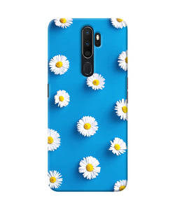 White Flowers Oppo A5 2020 / A9 2020 Back Cover