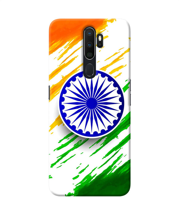 Indian Flag Colors Oppo A5 2020 / A9 2020 Back Cover