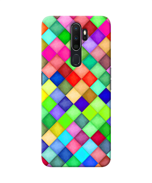 Abstract Colorful Squares Oppo A5 2020 / A9 2020 Back Cover