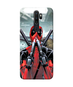 Deadpool With Gun Oppo A5 2020 / A9 2020 Back Cover