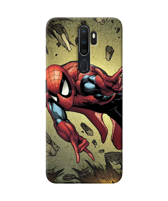 Spiderman On Sky Oppo A5 2020 / A9 2020 Back Cover