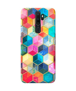 Abstract Color Box Oppo A5 2020 / A9 2020 Back Cover