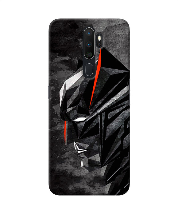 Batman Black Side Face Oppo A5 2020 / A9 2020 Back Cover