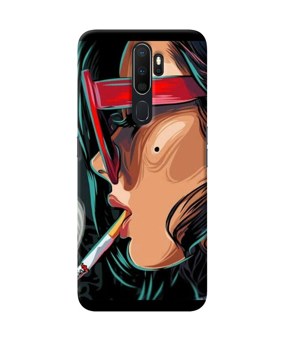 Smoking Girl Oppo A5 2020 / A9 2020 Back Cover