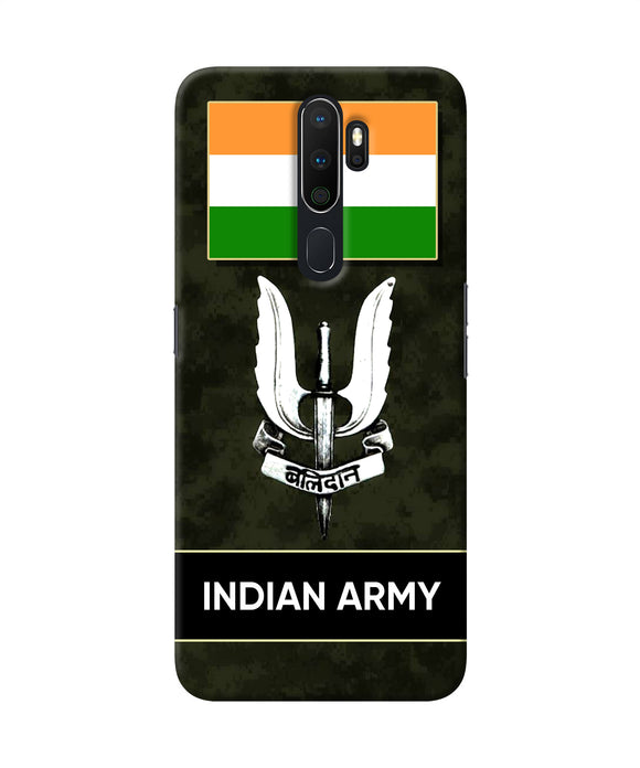 Indian Flag Balidan Logo Oppo A5 2020 / A9 2020 Back Cover