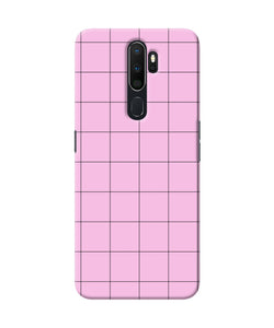 Pink Square Print Oppo A5 2020 / A9 2020 Back Cover