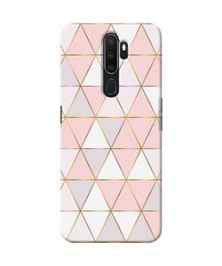 Abstract Pink Triangle Pattern Oppo A5 2020 / A9 2020 Back Cover