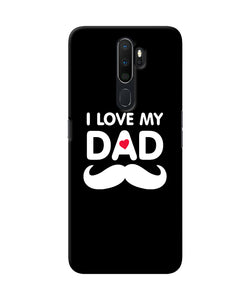 I Love My Dad Mustache Oppo A5 2020 / A9 2020 Back Cover