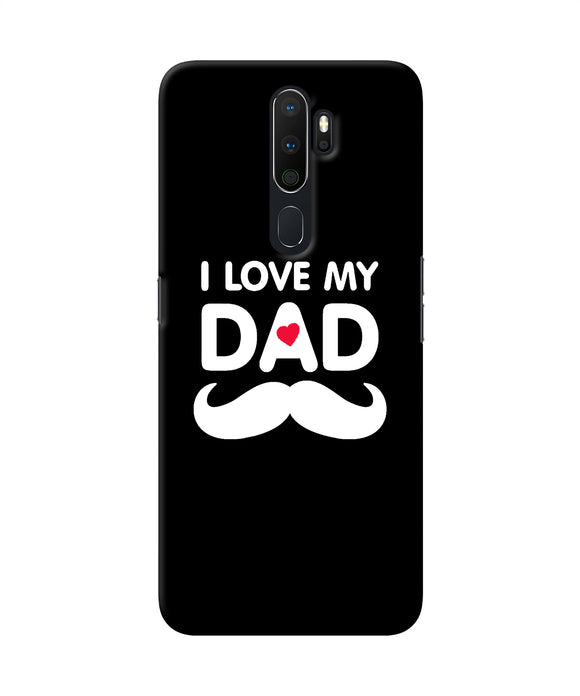 I Love My Dad Mustache Oppo A5 2020 / A9 2020 Back Cover