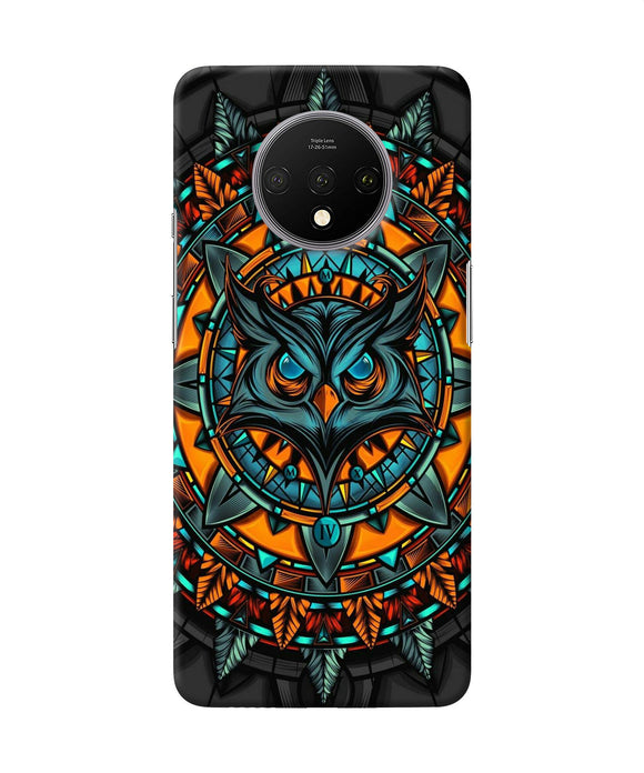 Angry Owl Art Oneplus 7t Back Cover