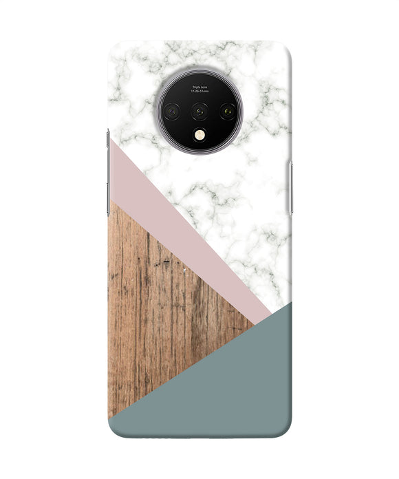 Marble Wood Abstract Oneplus 7t Back Cover