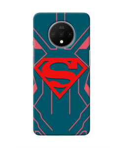 Superman Techno Oneplus 7T Real 4D Back Cover