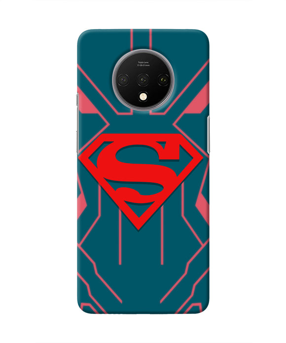 Superman Techno Oneplus 7T Real 4D Back Cover