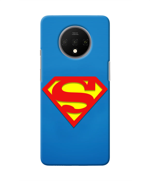 Superman Blue Oneplus 7T Real 4D Back Cover