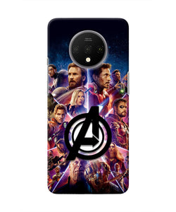 Avengers Superheroes Oneplus 7T Real 4D Back Cover