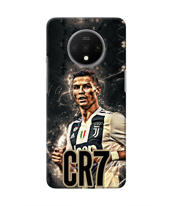 CR7 Dark Oneplus 7T Real 4D Back Cover