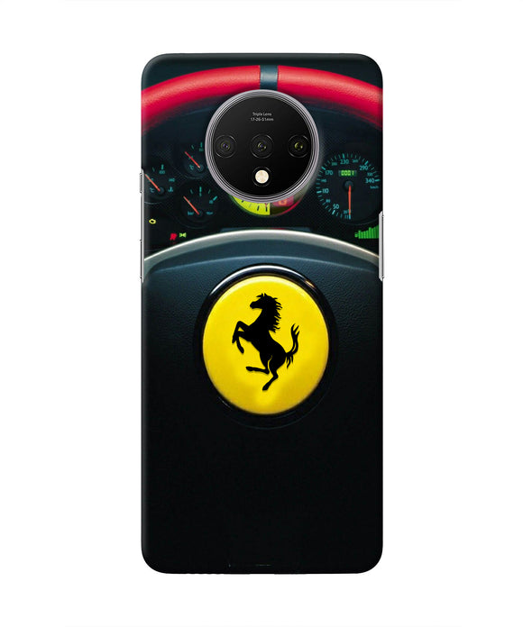 Ferrari Steeriing Wheel Oneplus 7T Real 4D Back Cover