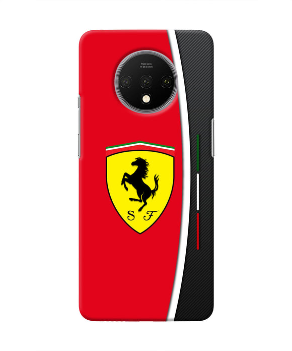 Ferrari Abstract Red Oneplus 7T Real 4D Back Cover