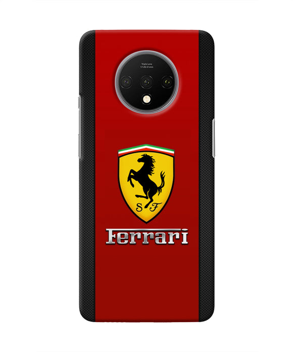 Ferrari Abstract Maroon Oneplus 7T Real 4D Back Cover