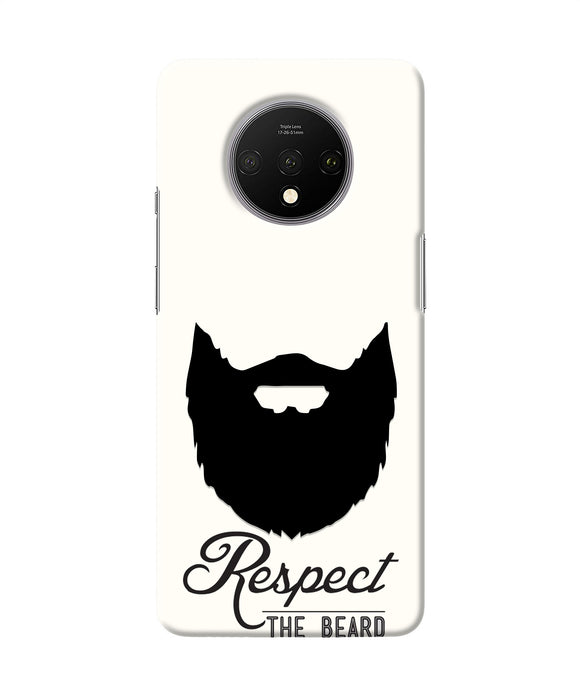 Respect the Beard Oneplus 7T Real 4D Back Cover