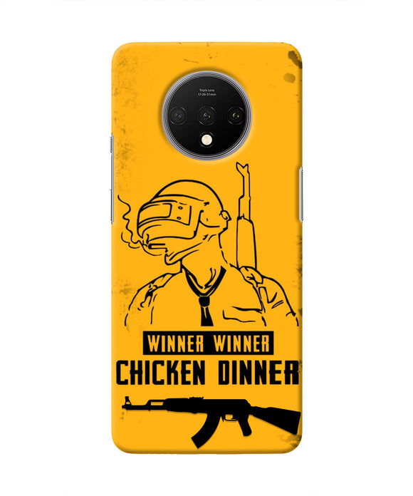 PUBG Chicken Dinner Oneplus 7T Real 4D Back Cover