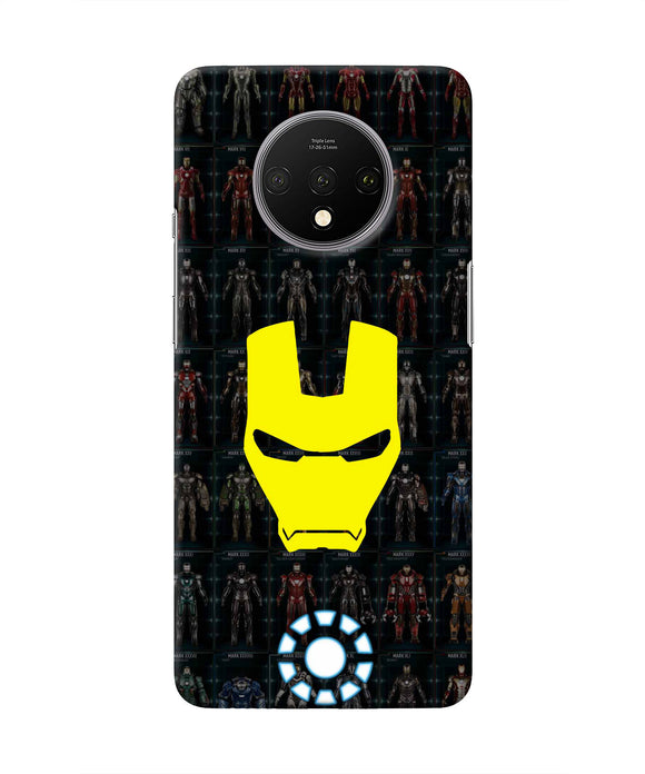 Iron Man Suit Oneplus 7T Real 4D Back Cover