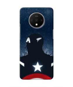 Captain america Shield Oneplus 7T Real 4D Back Cover