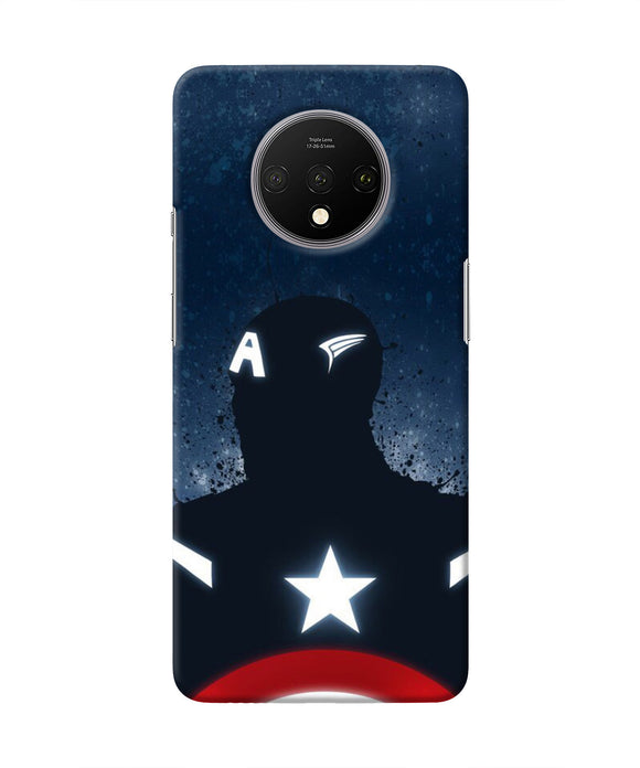 Captain america Shield Oneplus 7T Real 4D Back Cover