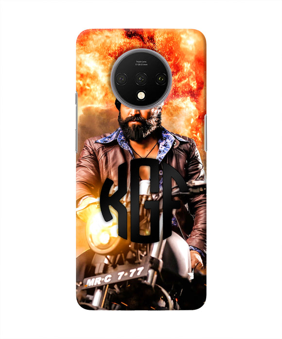 Rocky Bhai on Bike Oneplus 7T Real 4D Back Cover