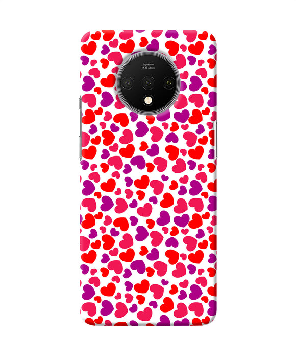 Heart Print Oneplus 7t Back Cover