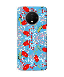 Small Red Animation Pattern Oneplus 7t Back Cover