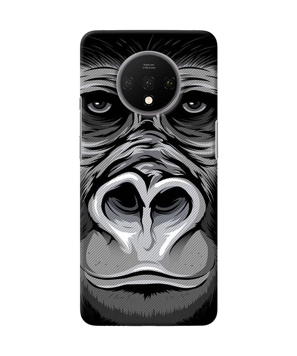 Black Chimpanzee Oneplus 7t Back Cover