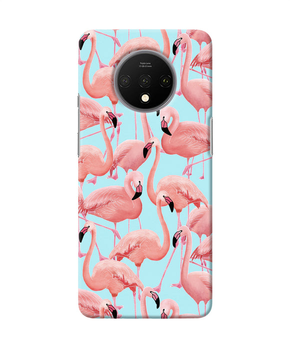 Abstract Sheer Bird Print Oneplus 7t Back Cover