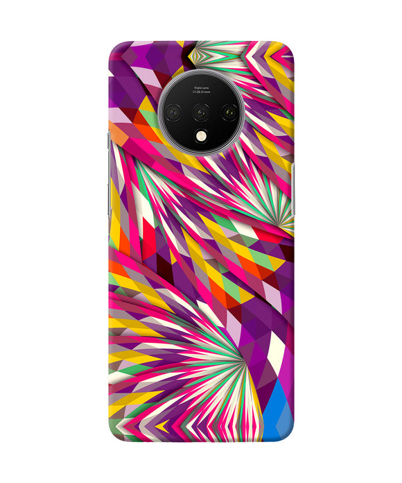 Abstract Colorful Print Oneplus 7t Back Cover