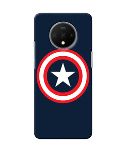 Captain America Logo Oneplus 7t Back Cover