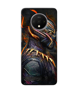 Black Panther Side Face Oneplus 7t Back Cover