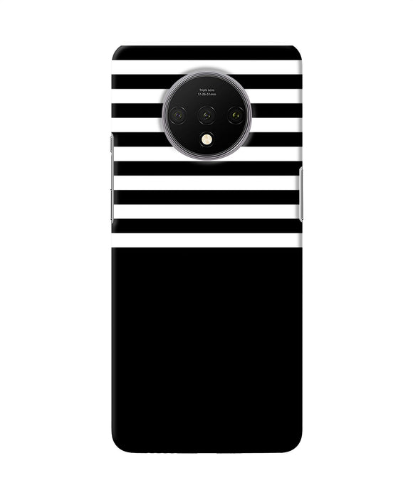 Black And White Print Oneplus 7t Back Cover