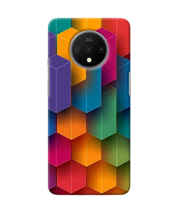 Abstract Rectangle Print Oneplus 7t Back Cover