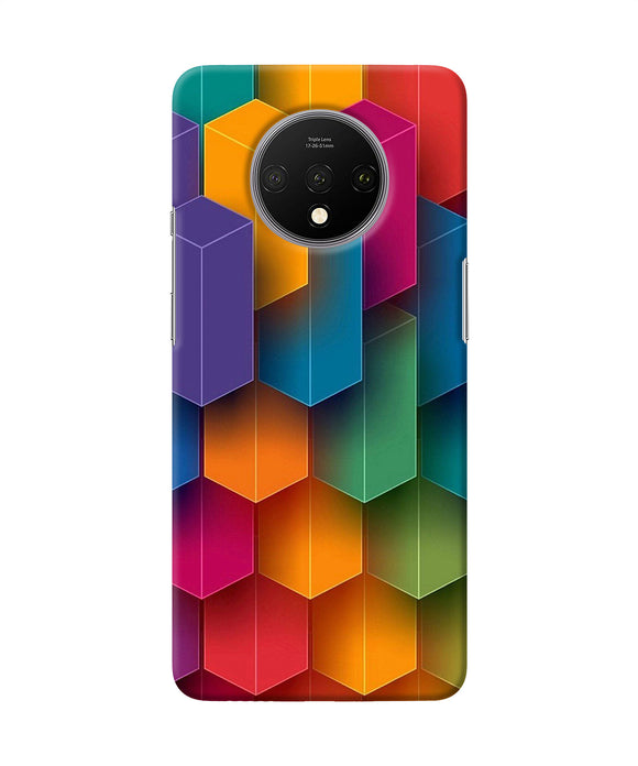 Abstract Rectangle Print Oneplus 7t Back Cover