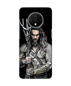 Aquaman Trident Black Oneplus 7t Back Cover