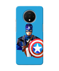 Captain America Character Oneplus 7t Back Cover