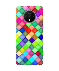 Abstract Colorful Squares Oneplus 7t Back Cover