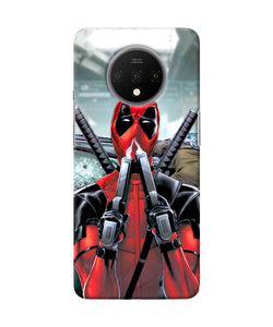 Deadpool With Gun Oneplus 7t Back Cover