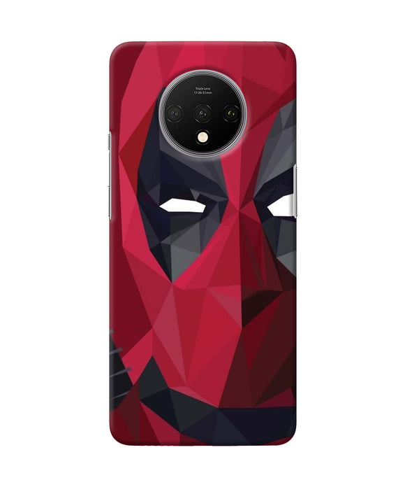 Abstract Deadpool Half Mask Oneplus 7t Back Cover