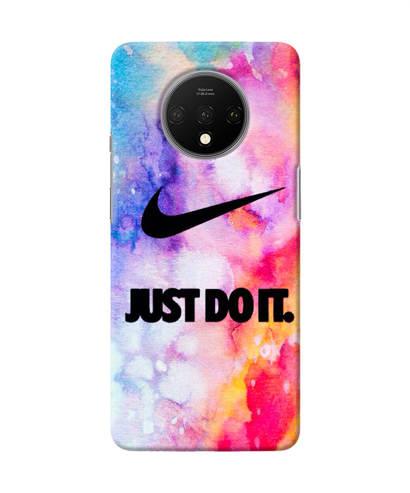 Just Do It Colors Oneplus 7t Back Cover