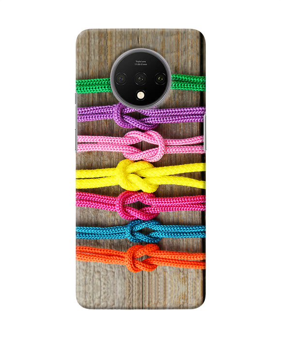 Colorful Shoelace Oneplus 7t Back Cover