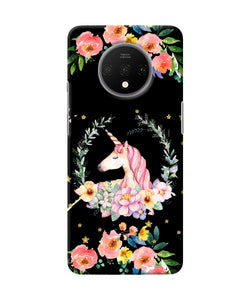 Unicorn Flower Oneplus 7t Back Cover